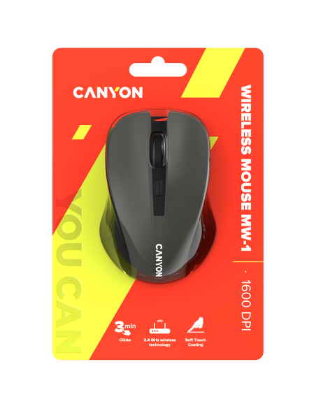 CANYON mouse MW-1 Wireless Grey
