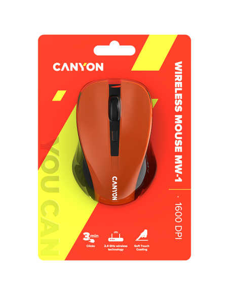 CANYON mouse MW-1 Wireless Orange