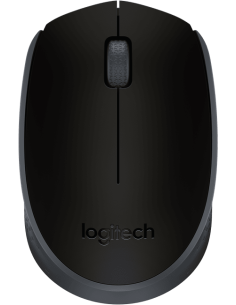 Безжична оптична мишка LOGITECH M171, Черна, USB