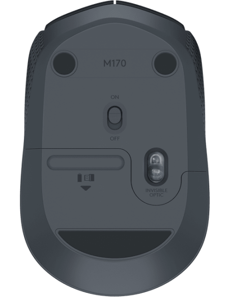 Безжична оптична мишка LOGITECH M171, Черна, USB