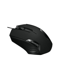 CANYON Optical wired mice, 3 buttons, DPI 1000, Black