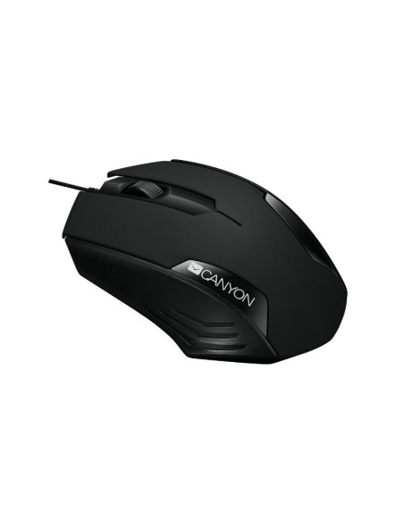 CANYON Optical wired mice, 3 buttons, DPI 1000, Black