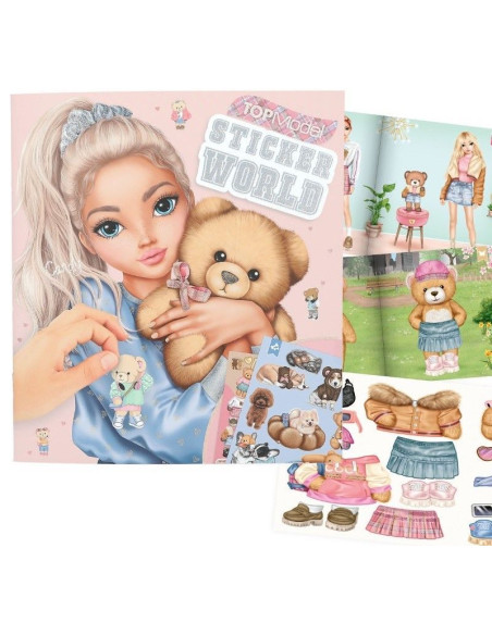 TopModel Книжка със стикери - Team Teddy