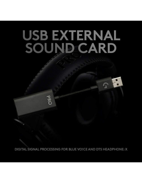 Геймърски слушалки Logitech PRO X