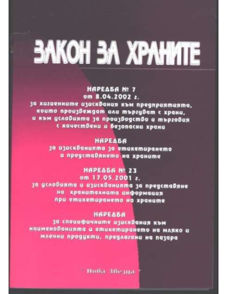 Закон за храните