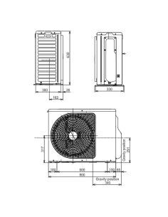 Външно тяло Toshiba RAS-5M34U2AVG-E за 5 вътрешни тела 2