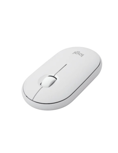 LOGITECH M350S Pebble 2 Bluetooth Mouse - TONAL WHITE - DONGLELESS