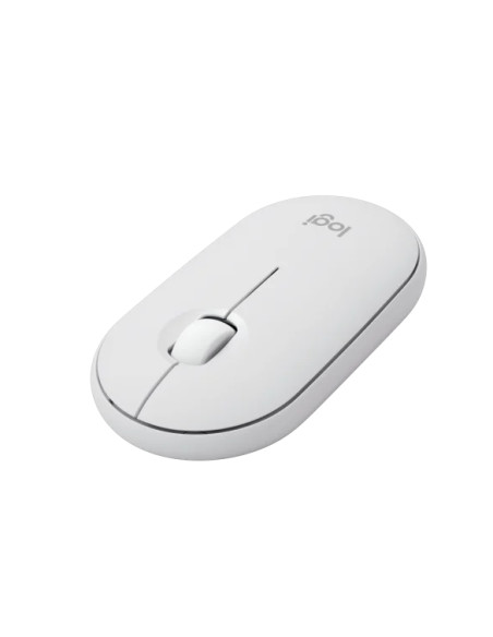 LOGITECH M350S Pebble 2 Bluetooth Mouse - TONAL WHITE - DONGLELESS