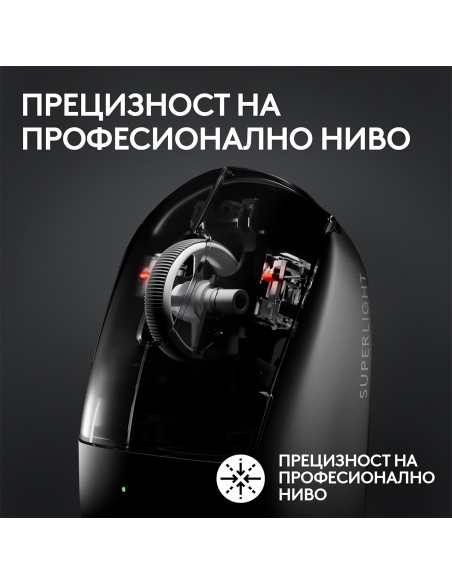 Геймърска мишка Logitech G Pro X Superlight 2 Wireless