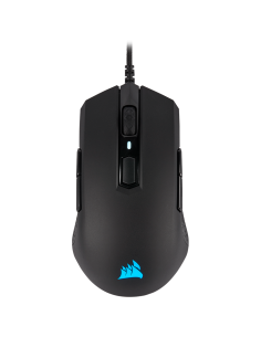 Corsair M55 RGB PRO Ambidextrous Multi-Grip Gaming Mouse, Black, Backlit RGB LED, 12400 DPI, Optical (EU version), EAN:084000 2
