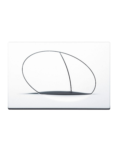 Двоен бутон SELENITE ECO - бял