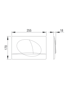 Двоен бутон SELENITE ECO - мат 2
