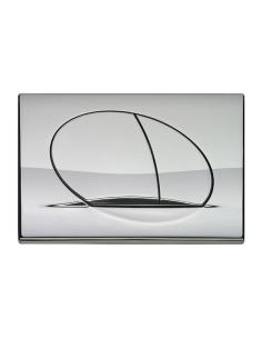 Двоен бутон SELENITE ECO - хром