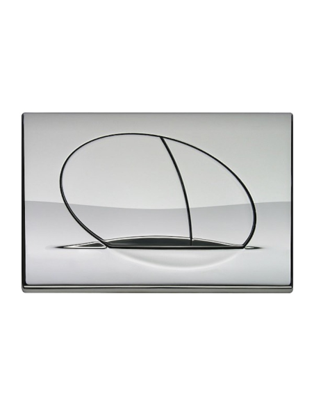 Двоен бутон SELENITE ECO - хром