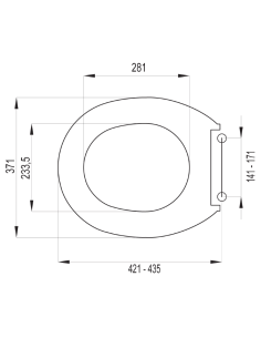 Капак с плавно затваряне CAPELLA LIV /1409262701/