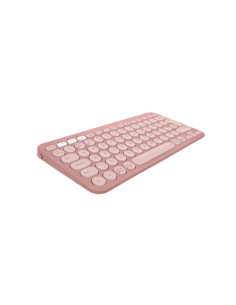 LOGITECH K380S Multi-Device Bluetooth Keyboard - TONAL ROSE - US INTL 2