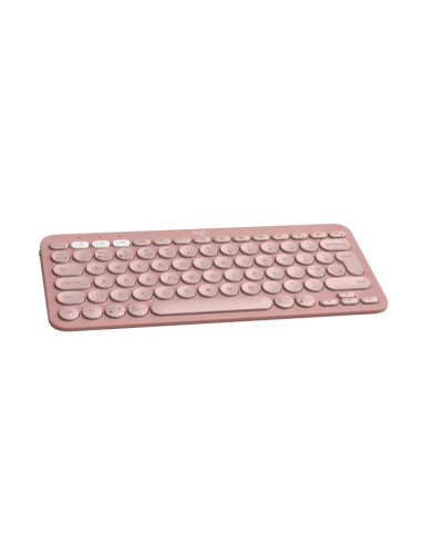 LOGITECH K380S Multi-Device Bluetooth Keyboard - TONAL ROSE - US INTL