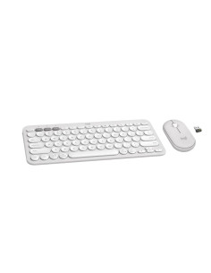 LOGITECH Pebble 2 Bluetooth Keyboard Combo - TONAL WHITE - US INTL 2