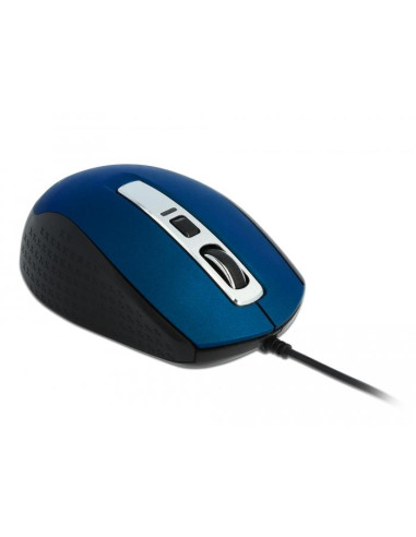 Оптична мишка DeLock, USB-A, 5 бутона , Синя