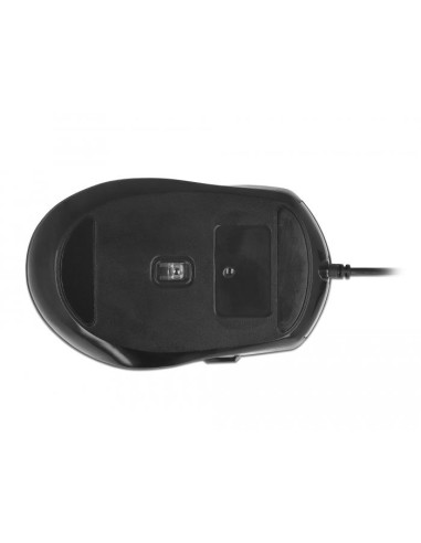 Оптична мишка DeLock, USB-A, 5 бутона , Синя