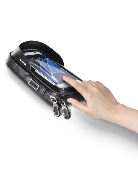 Чанта HAMA Multi, За велосипед, Водоустойчива, Черен