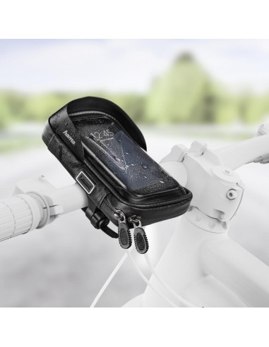 Чанта HAMA Multi, За велосипед, Водоустойчива, Черен