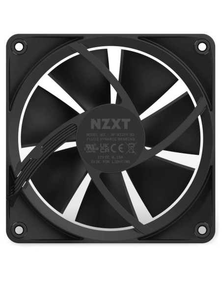 Вентилатор NZXT F120 RGB Черен