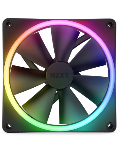 Вентилатор NZXT F140 RGB Duo, Черен
