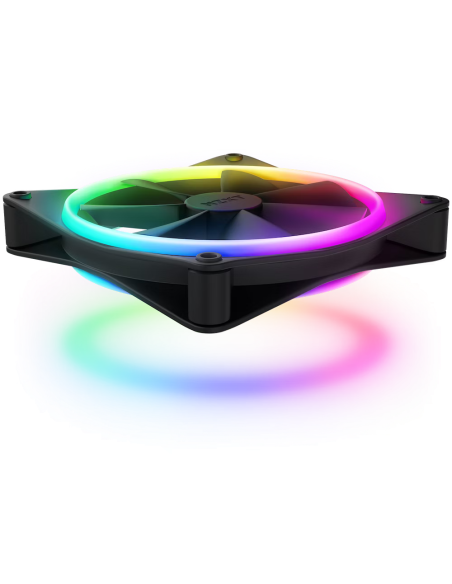 Вентилатор NZXT F140 RGB Duo, Черен