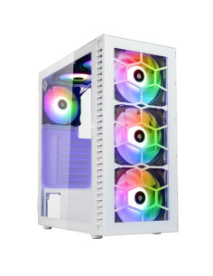 Кутия Kolink Observatory HF ARGB TG Mid-Tower, Бяла