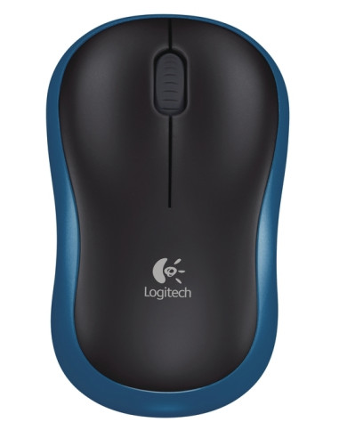 Безжична оптична мишка LOGITECH M185, Синя, USB