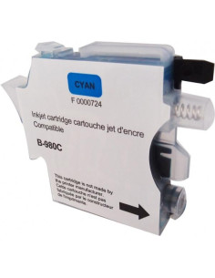 Мастилница UPRINT LC980/1100 BROTHER, Cyan 2