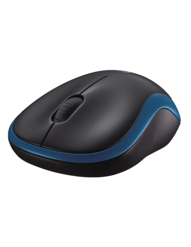Безжична оптична мишка LOGITECH M185, Синя, USB