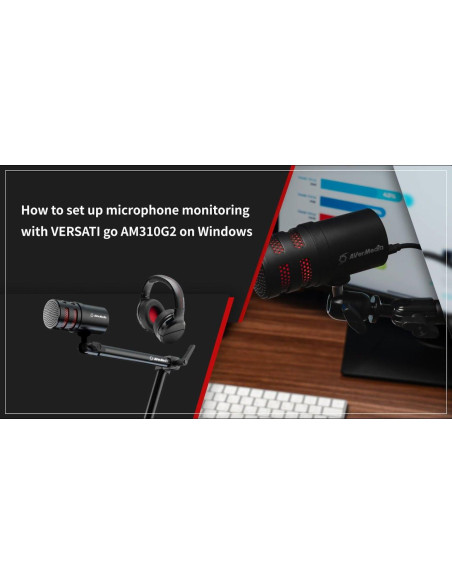 Настолен микрофон AverMedia VERSATI Go - AM310G2