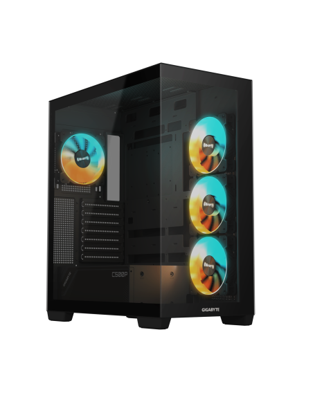 Кутия Gigabyte C500 PANORAMIC Stealth Black - Mid-Tower