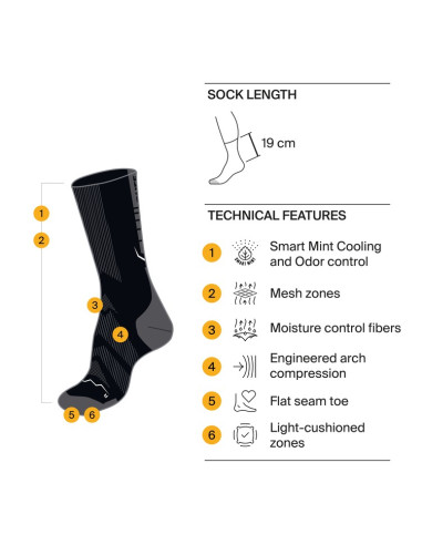 Чорапи за спорт BUFF CoolNet Crew Socks