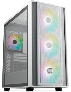 Кутия CoolerMaster MasterBox 600 - White ARGB