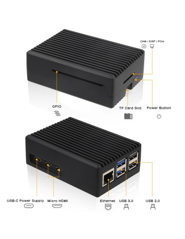 Кутия Inter-Tech ODS-739 RASPBERRY - Black