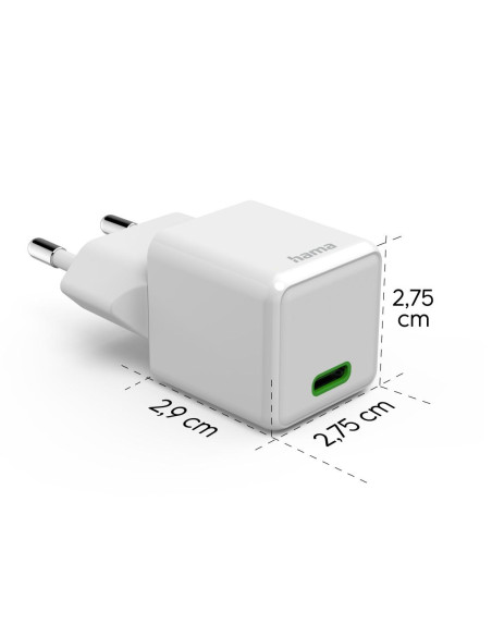 Мрежово супер мини-зарядно, USB-C, 20W, 201980