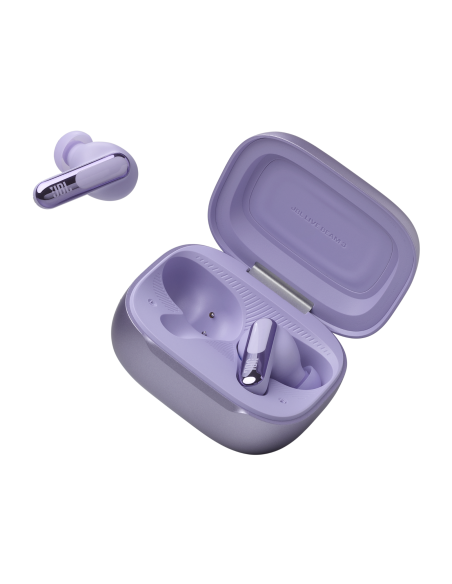 Блутут слушалки-тапи JBL Live Beam 3 - Лилав