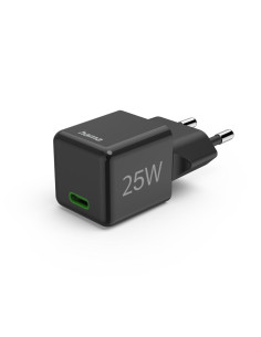HAMA Бързо мини зарядно 220V, USB-C, PD/Qualcomm, 25 W, черен