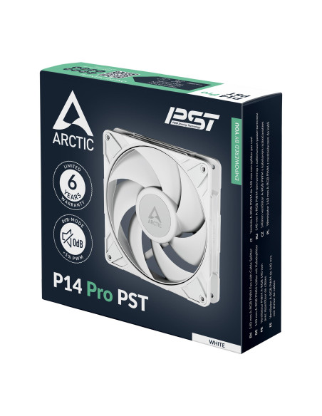 Вентилатор ARCTIC P14 Pro PST White - 140mm PWM