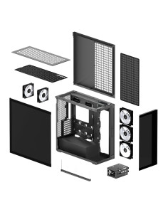 Кутия за компютър Arctic Xtender Mirror - Black Mid-Tower 2