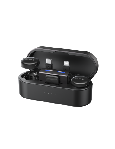 Безжична система микрофони BOYA BOYALINK 3-01 with lightning+USB-C +3.5mm TRS plug