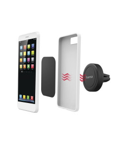 Стойка за телефон Hama Magnet, За кола, Въртене на 360 градуса, Черен 2