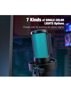 Настолен микрофон FIFINE A8V RGB - Black 2