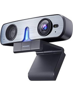 ROCWARE RC08P Уеб камера 2K,90 градуса,4x зуум, USB 2.0,USB-C