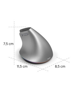 HAMA Безжична Ергономична вертикална мишка -quot,EMW-700-quot,, мулти-устройство, антрацит 2