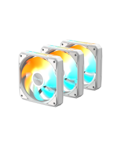 Комплект вентилатори 3-Pack GIGABYTE AORUS EZ CHAIN FAN 120 ICE, 120x120x25mm ARGB