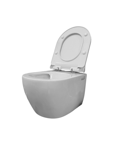 Висяща тоалетна Fluenta Turbo с капак